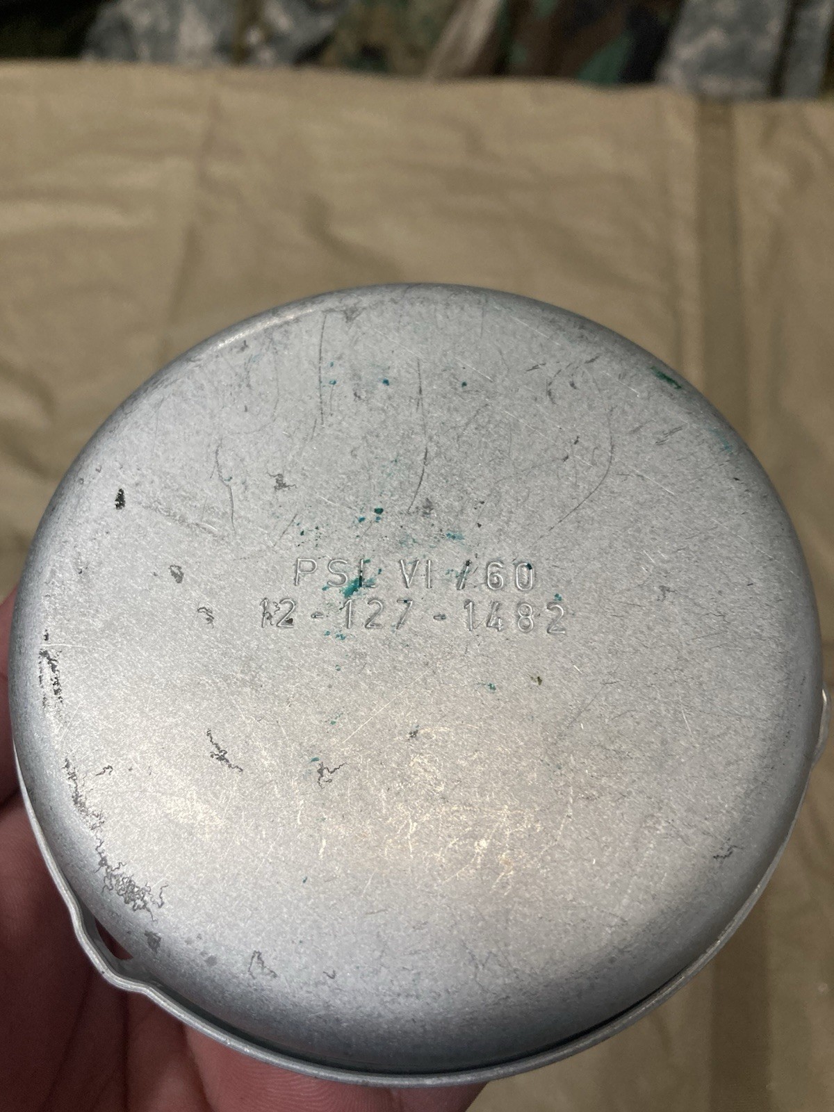 German Bundeswehr Mess Kit Insert Bowl & Lid – 1960/61 Dated – Individual