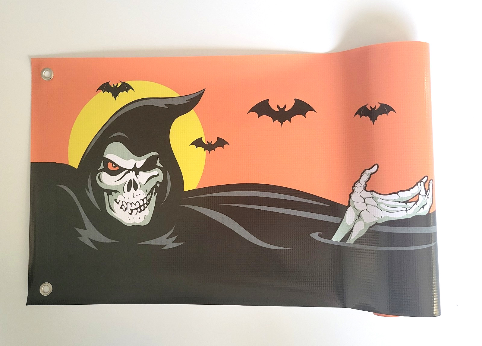 jack the reaper spirit halloween vinyl banner 14" x 48"