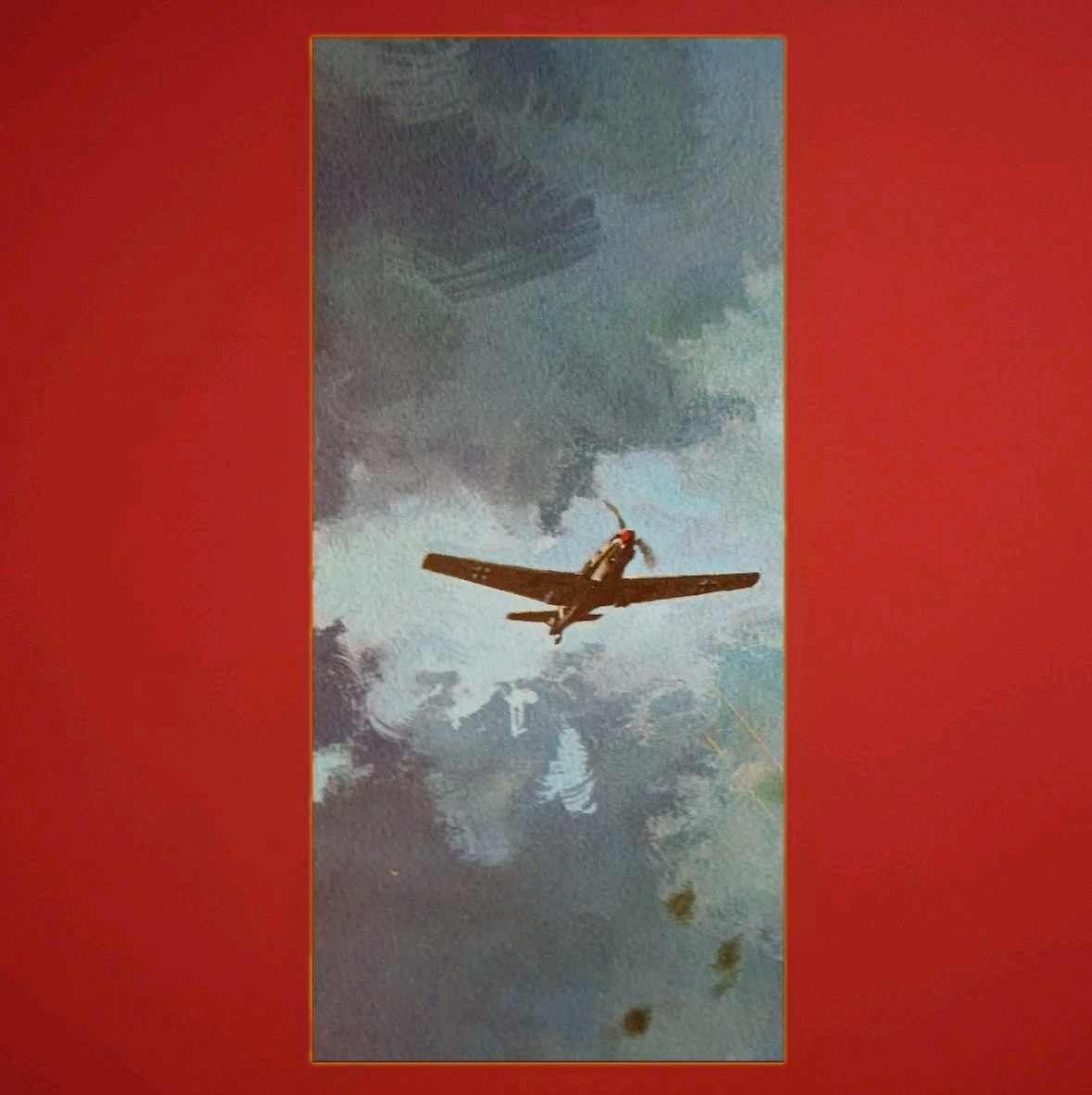 Laminated WWII Series 1 The Bombers B-17 Flying Fortress Print Deneen 23x19 1970