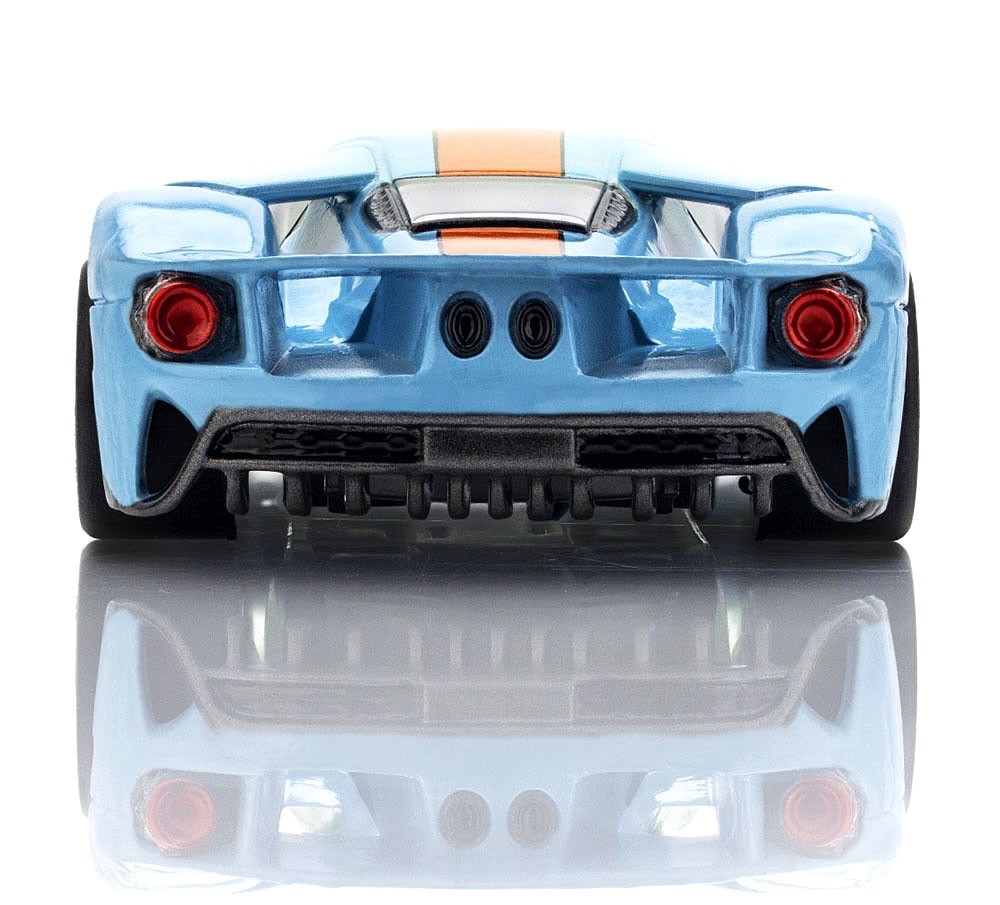 AFX Mega G+ Heritage Ford GT Gulf Paint Job #6 HO Slot Car 22052 - LOOKS GREAT