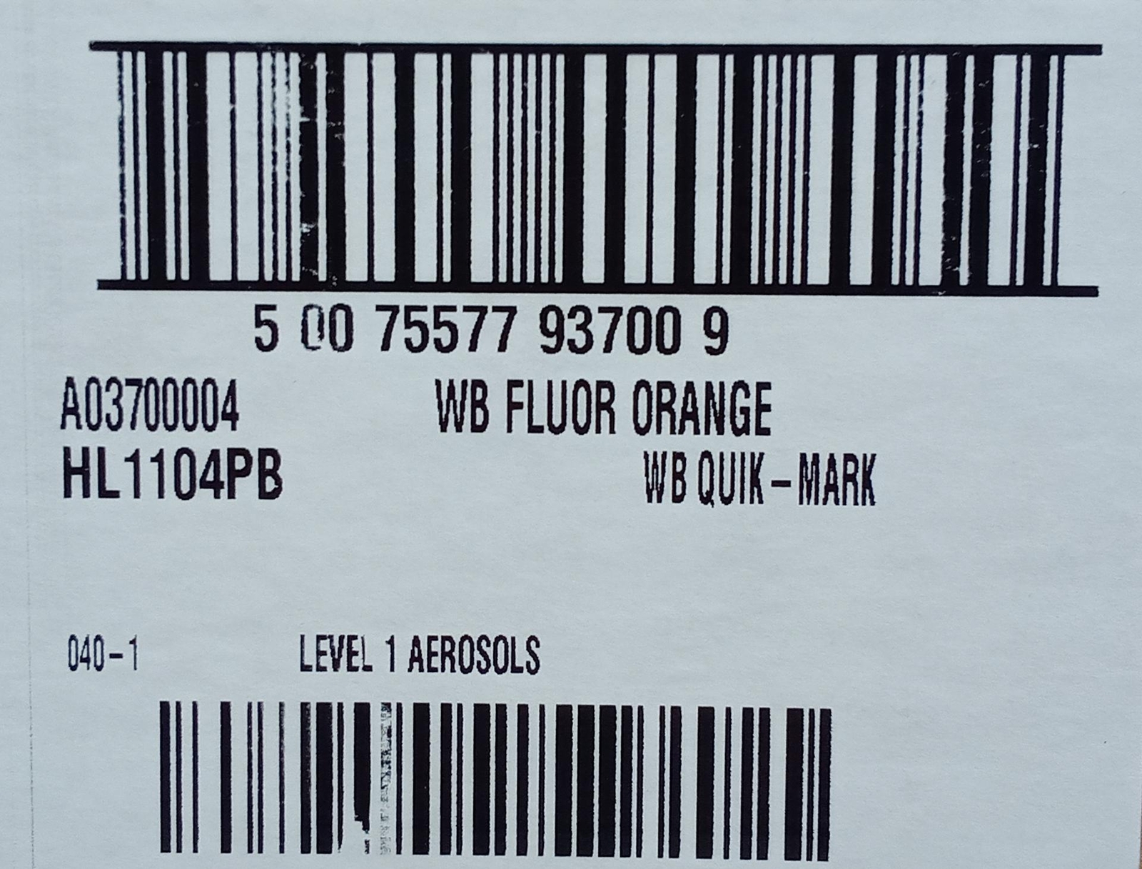 (12 Cans) Krylon Quik Mark Water Based Marking Paint Fluorescent Orange - 17oz