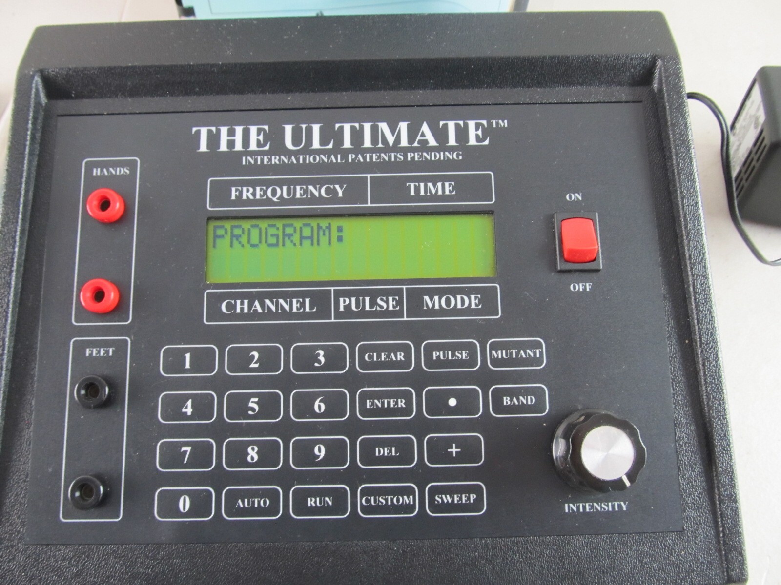 The Ultimate Bio-Active Frequency Instrument Advanced Rife w/ Probes, Manual