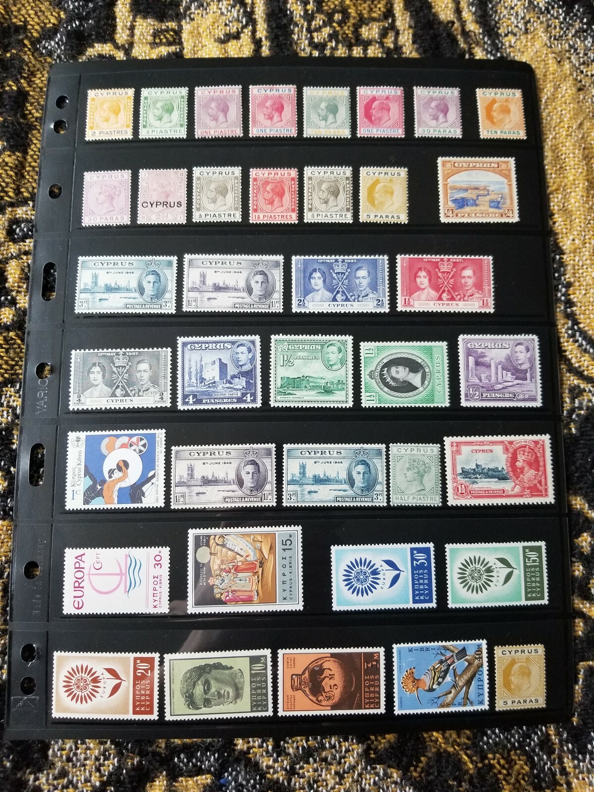 British Colonies Cyprus - Stamp Collection - MH - 2 Scans - Z66 Tariff Incl