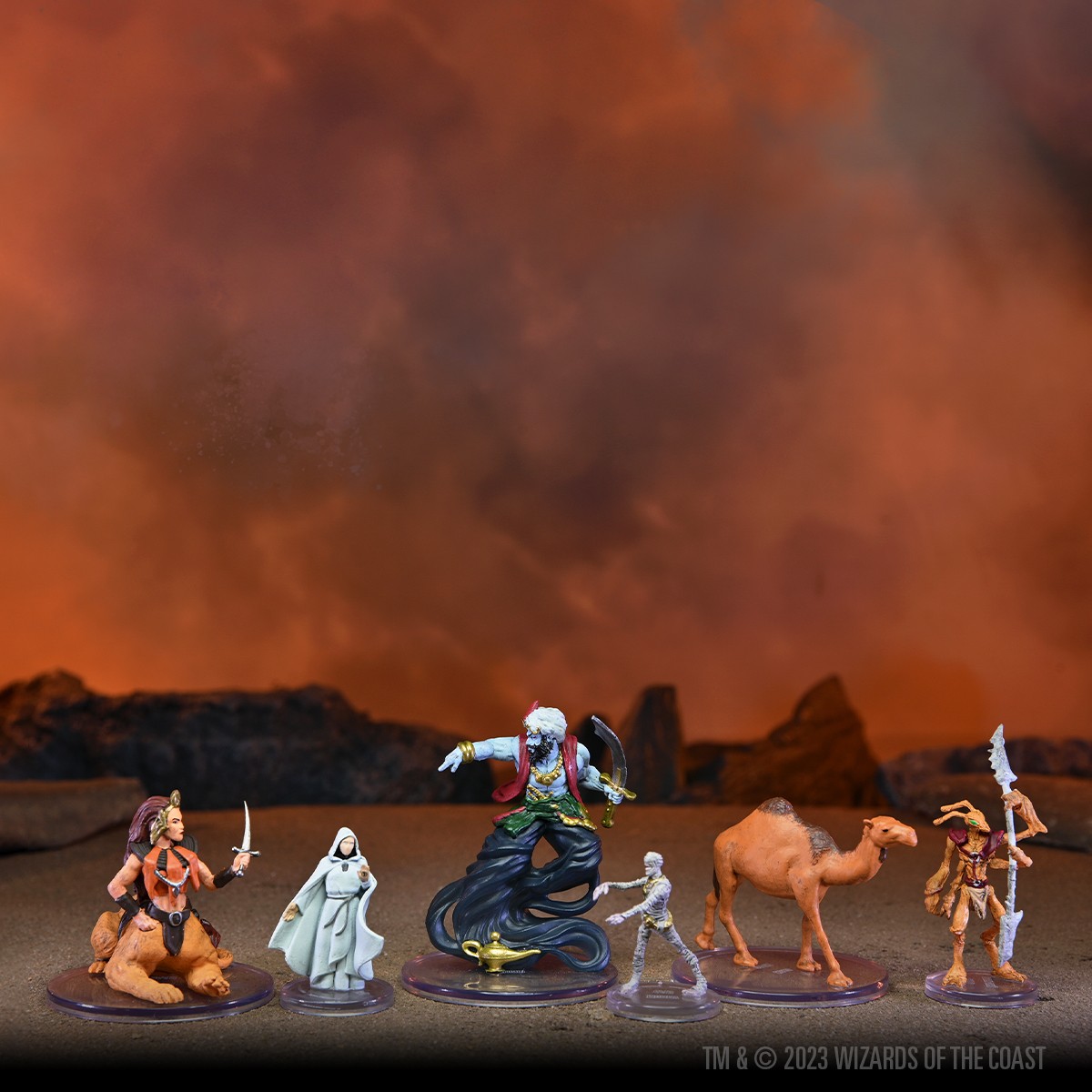 D&D Icons of the Realms Sand & Stone 8 ct Booster Brick