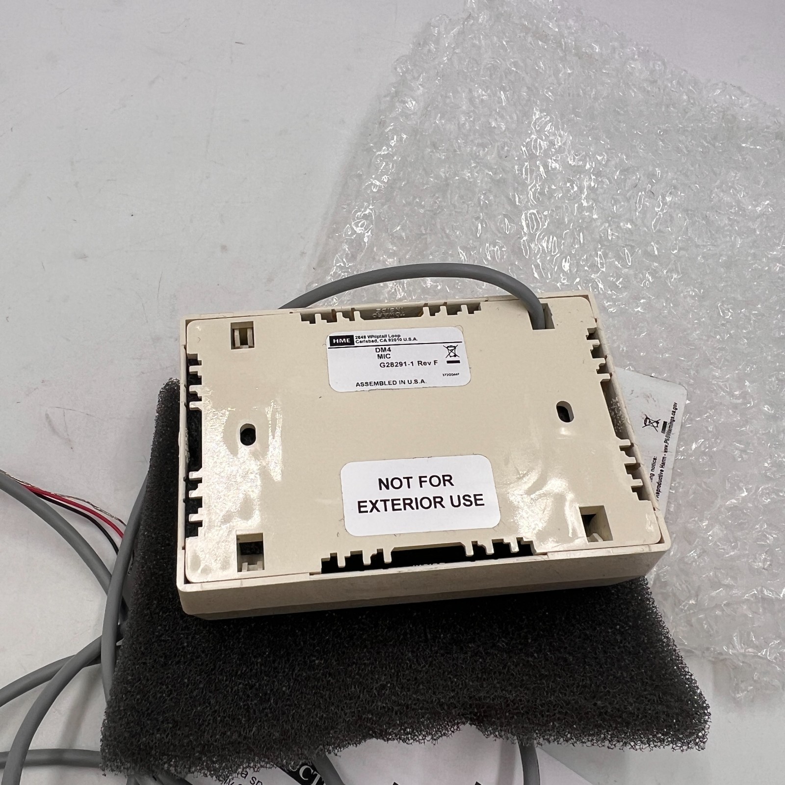 HME DM4 Drive Thru Intercom Directional Microphone MIC G28291-1 DM-4 For Ion IQ