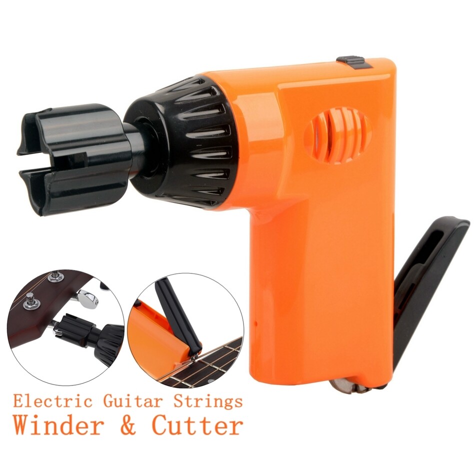 Automatic Guitar String Winder &Cutter For Electric Acoustic Guitar Ukulele Bass