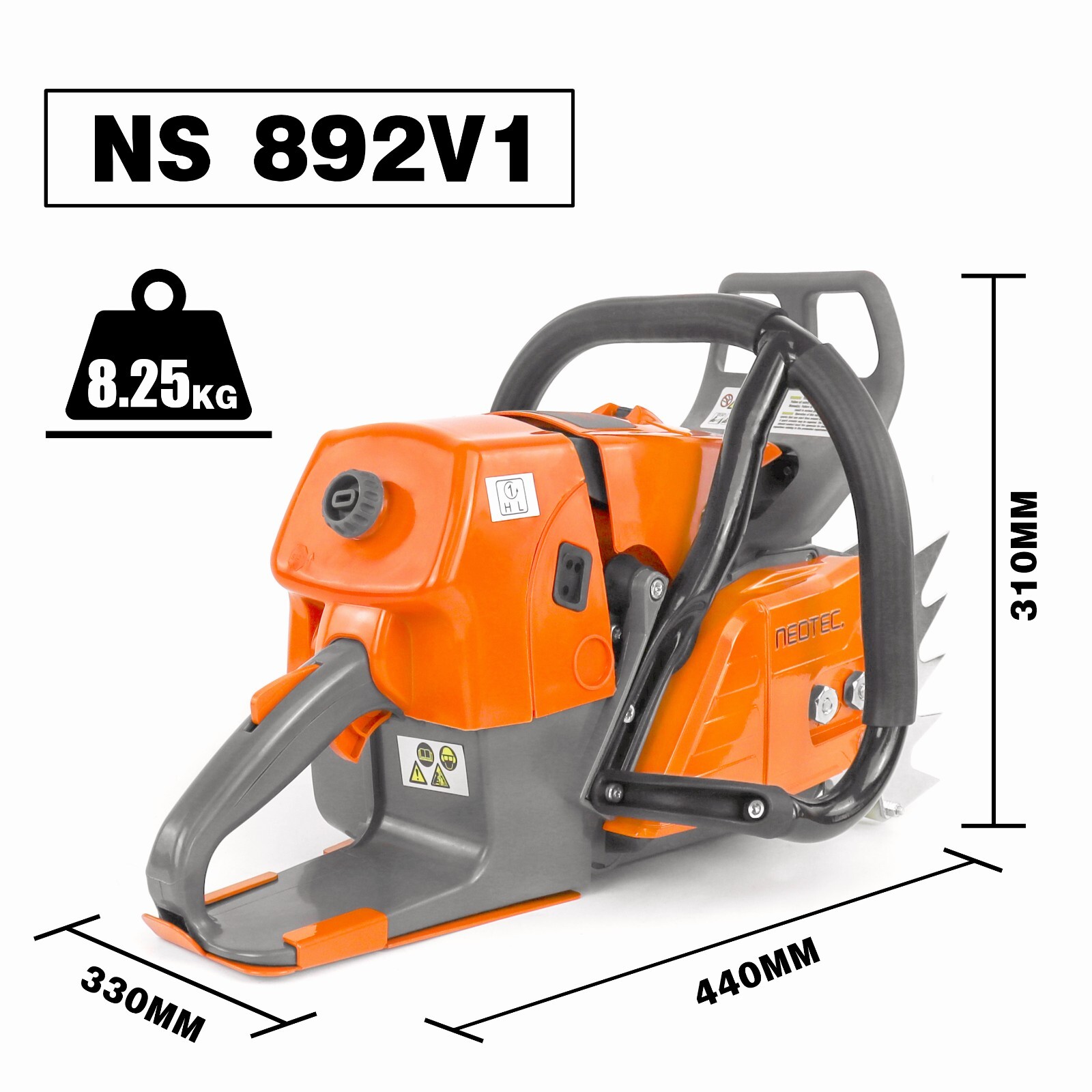 92cc Chainsaw Gas Power Head Compatible with MS660 066 G660 Milling Tree No Bar