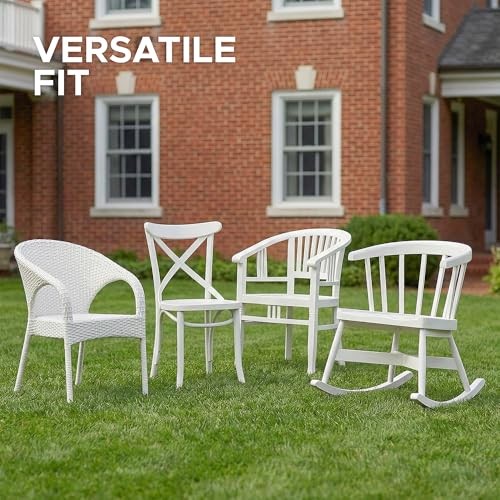 Outdoor Chair Cushions, Fade-Resistant & Water 19" x 19" 4 Pack Navy Blue