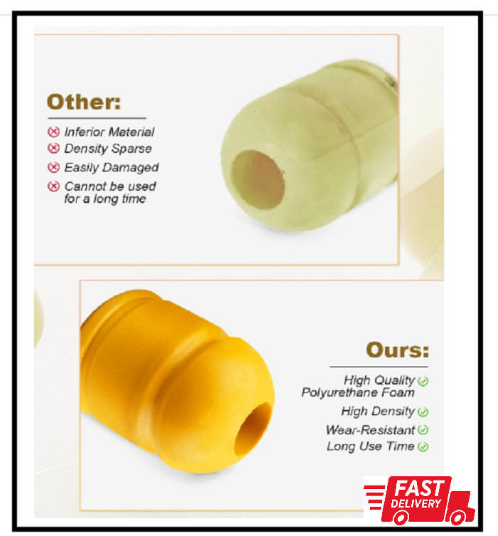 Rear Bump Stops Fit for Dodge RAM 1500 2009-2020, Pair Suspension Joun...