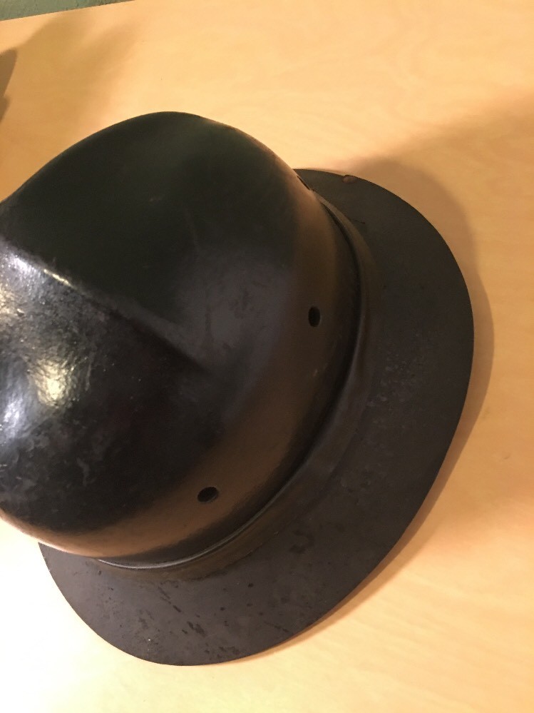 EARLY 1930s HARDHAT CBM Co. Black Dymond Hard Hat Antique Mine Mining Helmet