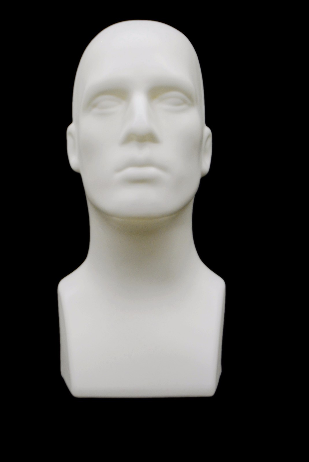 2PCS Male Abstract Mannequin Head Light weight Style Display #PS-M-WH X2