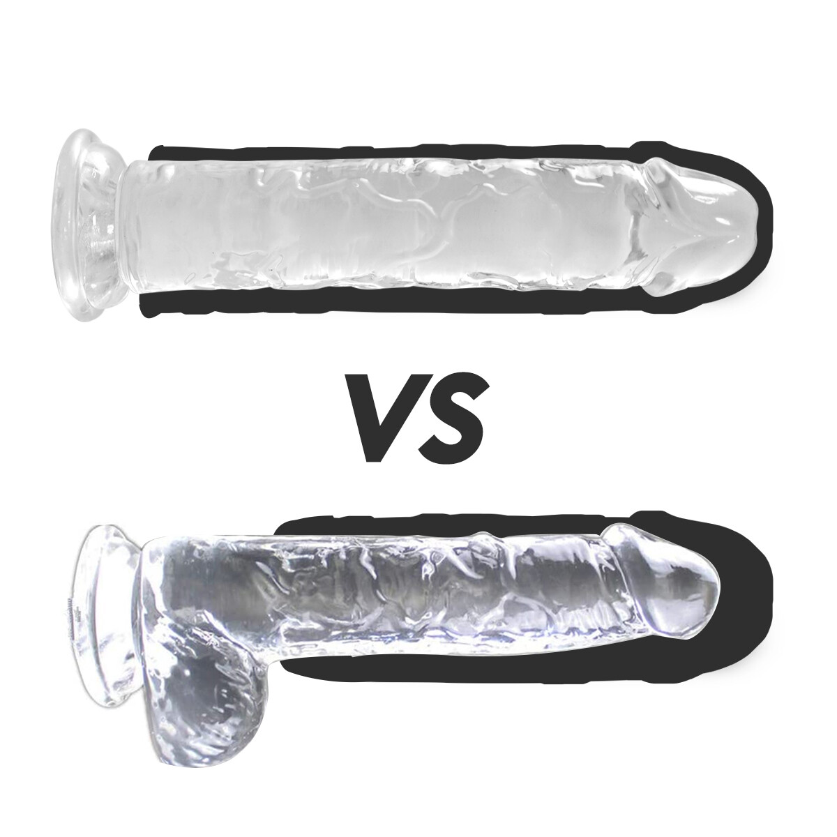 Jelly Dong Dildo Suction Cup - 4 Sizes Waterproof Realistic Cock Veined Dildos