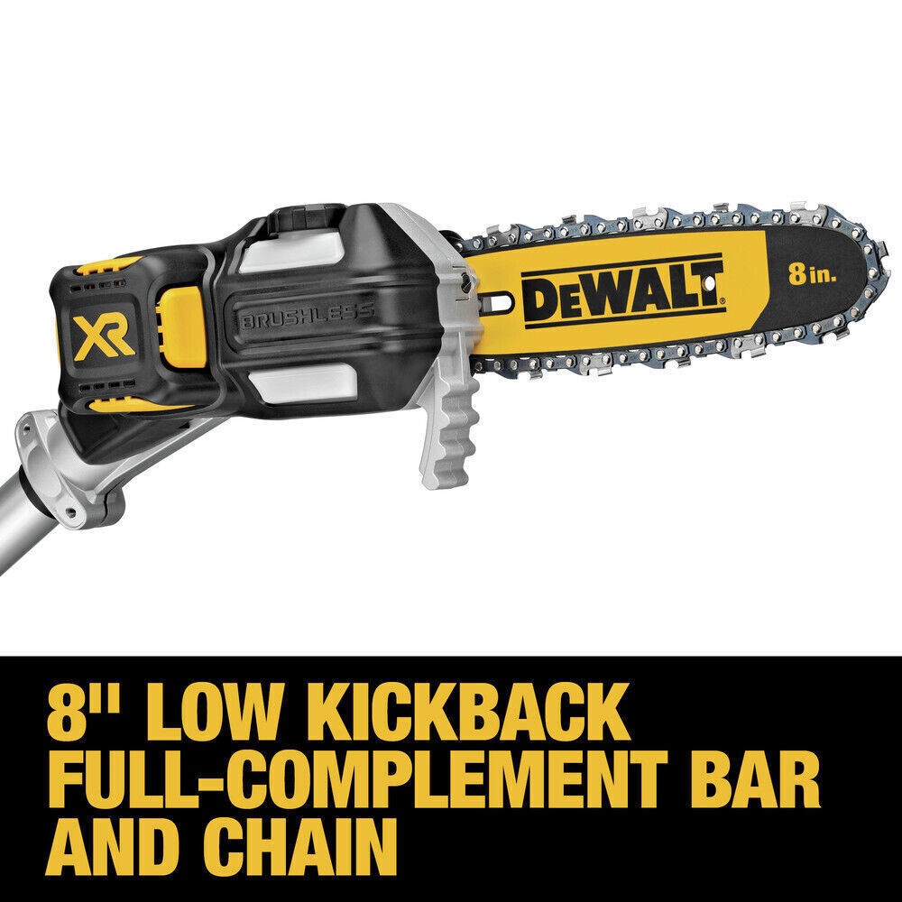 DEWALT 20V MAX XR Brushless Li-Ion Cordless Pole Saw New DCPS620B US Tool Only