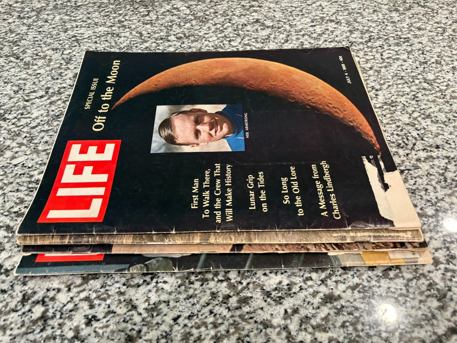 Apollo 11 Moon Landing LIFE Magazine Set 1969 Complete Story Armstrong Aldrin