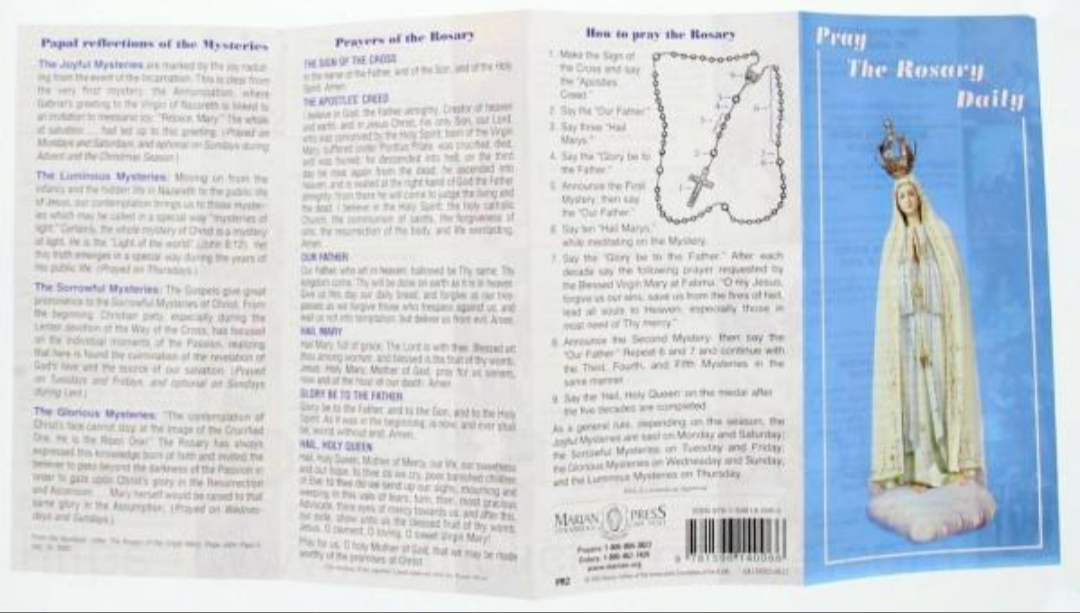Chaplet Divine Mercy, Novena Divine Mercy Jesus, & How to Pray Rosary Pamphlets