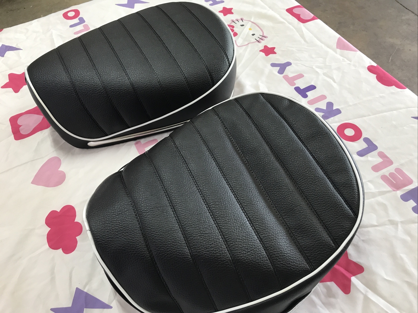 HONDA CT90 SEAT COVER TRAIL 90 SEAT COVER 1969 TO 1971 MODEL SILVER LOGO (H*-33)