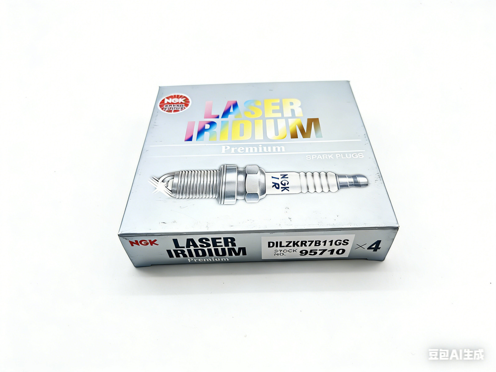 Set of 4 NGK 95710 Laser Iridium Spark Plugs DILZKR7B11GS fits Honda Acura New