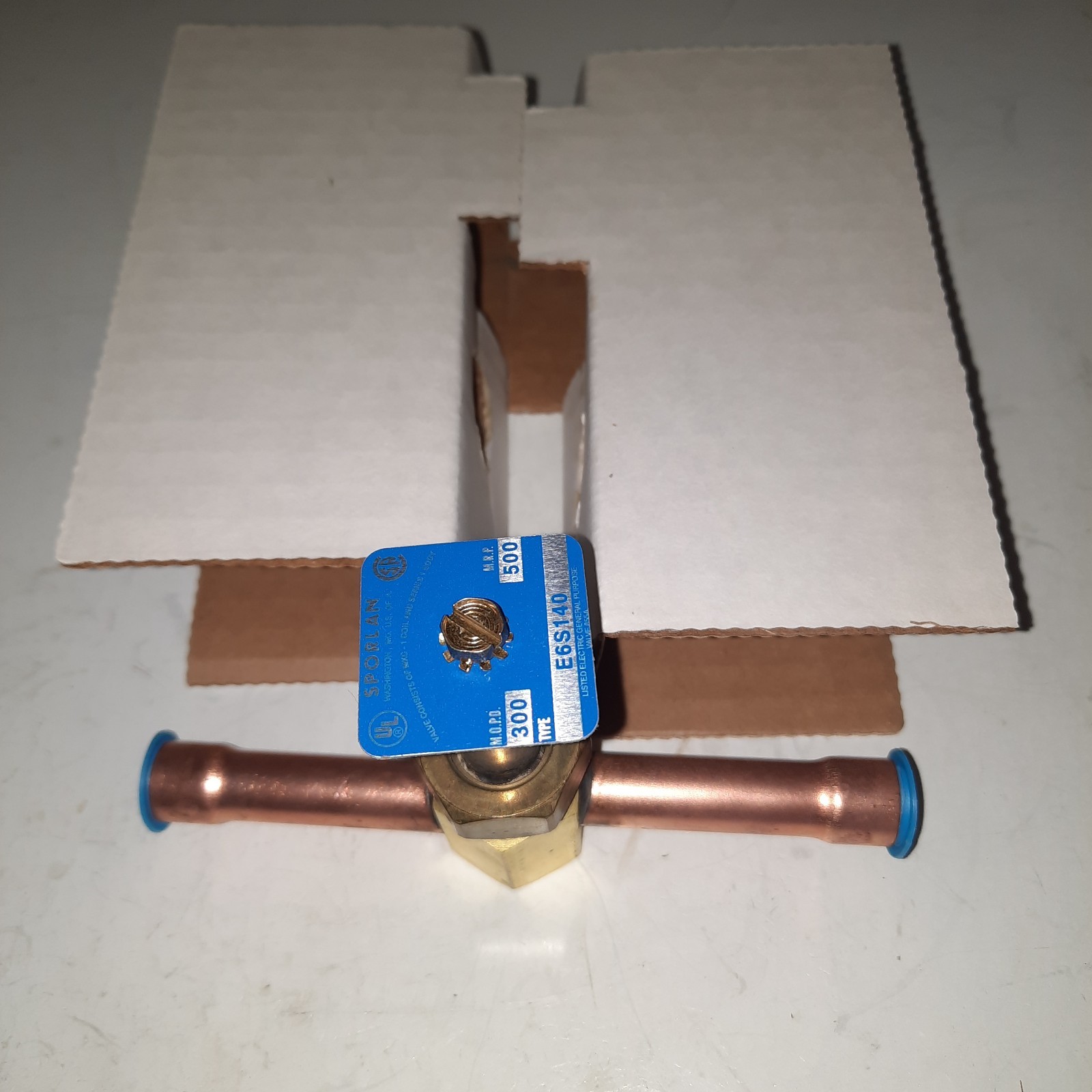 SOLENOID VALVE E6S140 1/2" ODF less coil