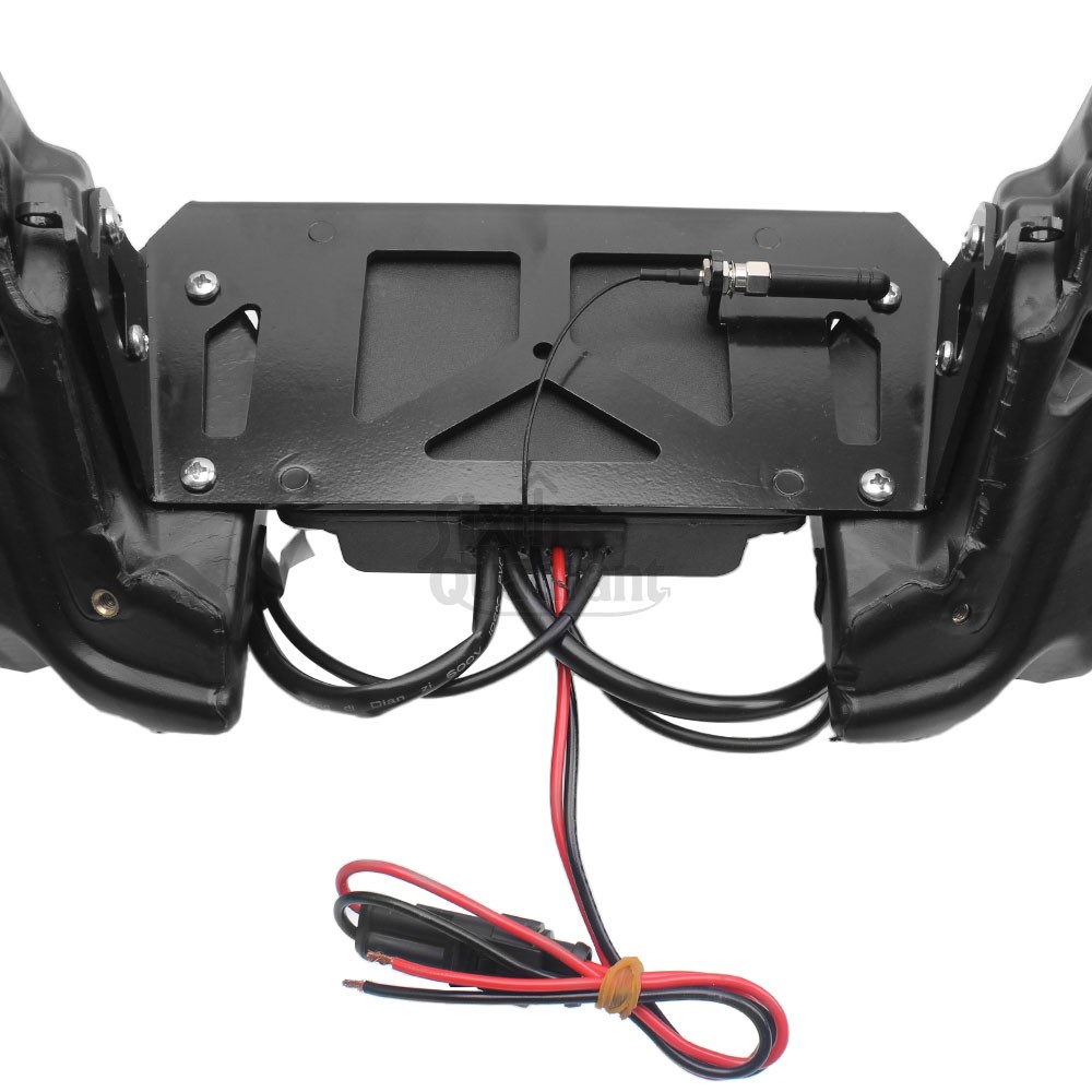 Black Inner Fairing Audio Kit For Harley Softail Lowrider ST FXLRST 2022-2024 25