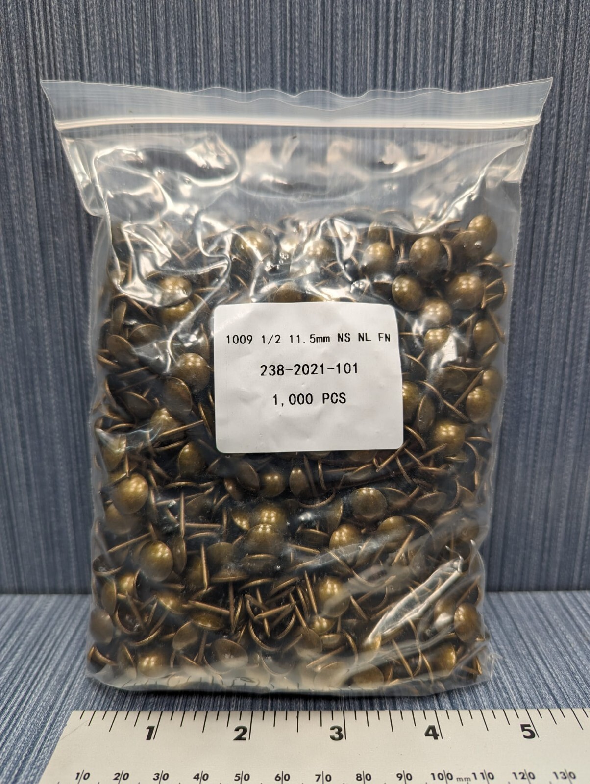 Lot of 1000 x Upholstery Tacks 1/2" 11.5 mm 238-2021-101 Decorative Nails