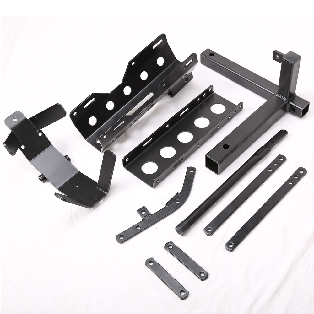 800lb 2" Tow Receiver Trailer Hauler Hitch Mount Rack Motorcycle Scooter Carrier