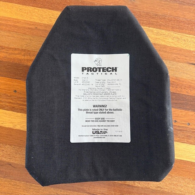 Protech 2120-5 Level III Stand Alone Rifle Plate set of 2 - #1011418