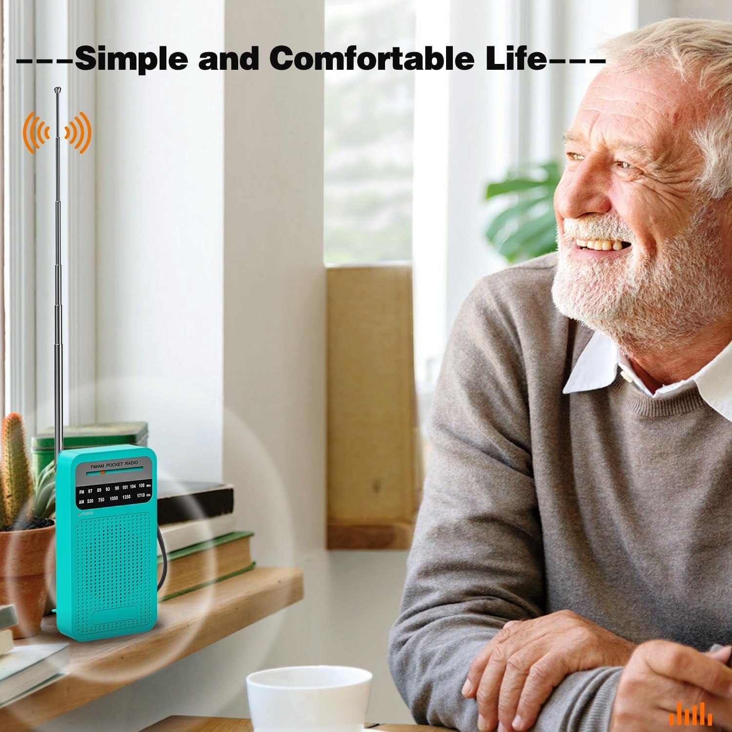 Portable Radio AM FM with Best Reception, Goodes Transistor Radio with Loud Spea