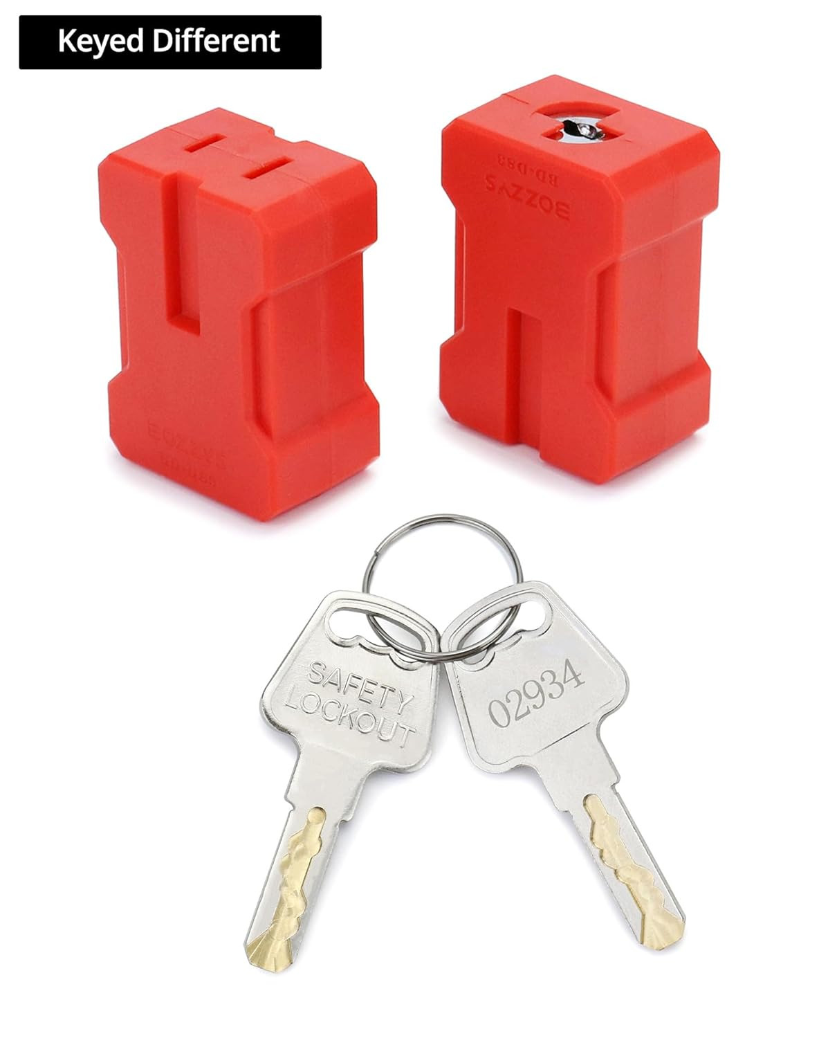 Electrical Cord Plug Lockout Device for Electrical Cord, 2 Pack Plug Locking Saf