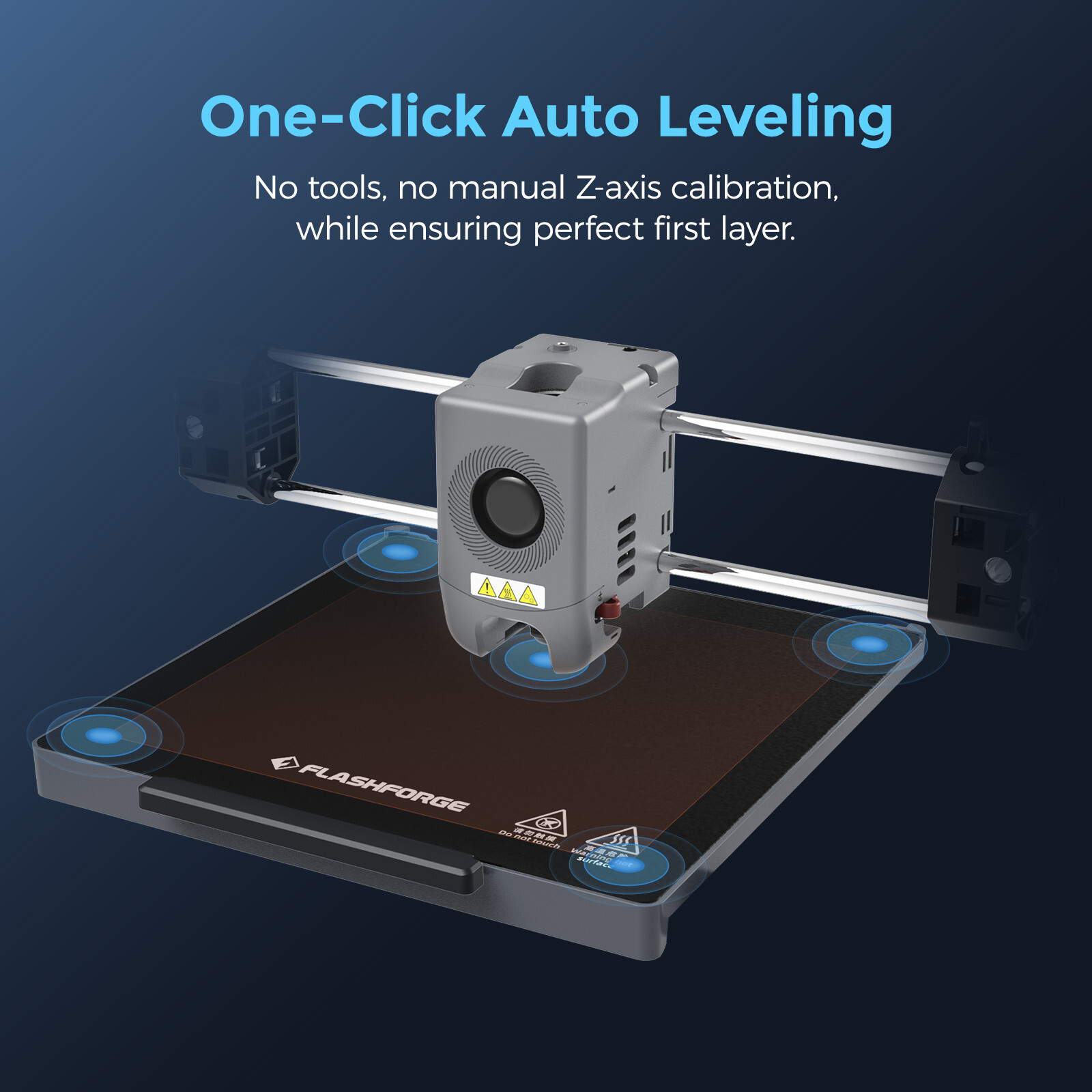 FLASHFORGE 3D Printer Adventurer 5M Pro Enclosed Core XY All-Metal Structure US