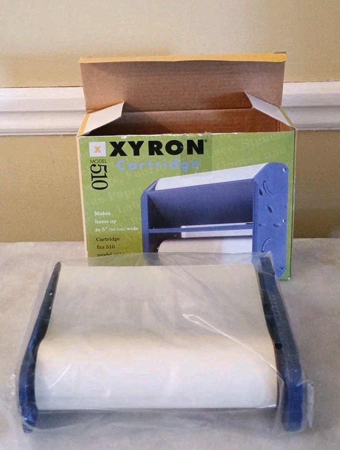 NEW Open Box Item SEALED Xyron Drop-In Cartridge 510 Model Lamination