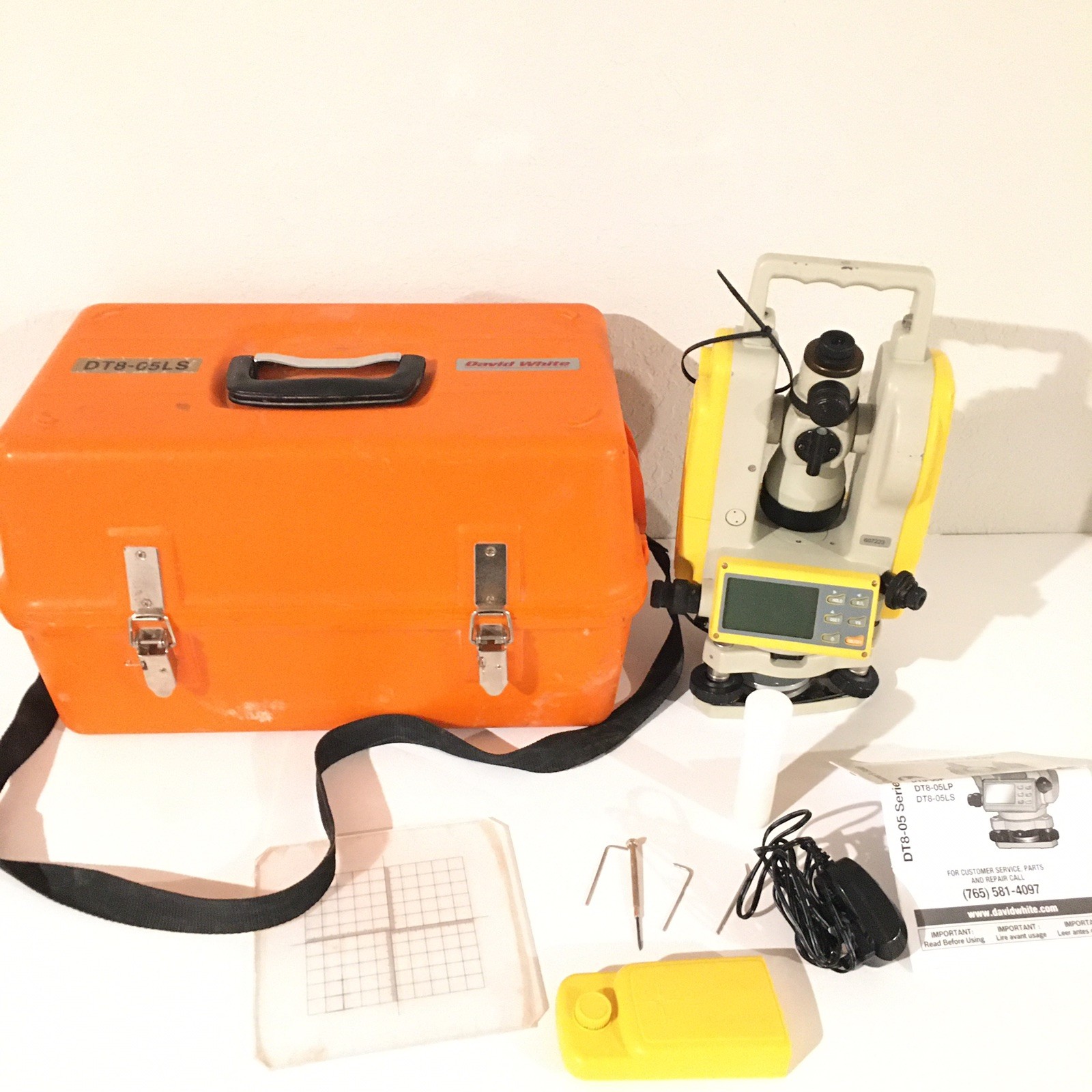 David White DT8-05LS Digital Theodolite