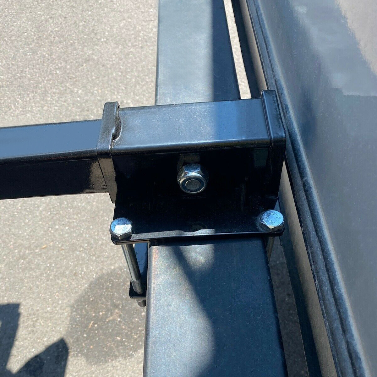 RV Camper 4" or 4-1/2" Bumper Mount Hitch Receiver Adapter for Bike Toter Cargo