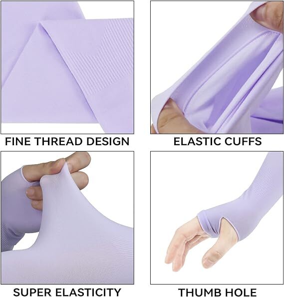 10Pairs Cooling Arm Sleeves Cover UV Sun Protection Sports Outdoor For Men Women