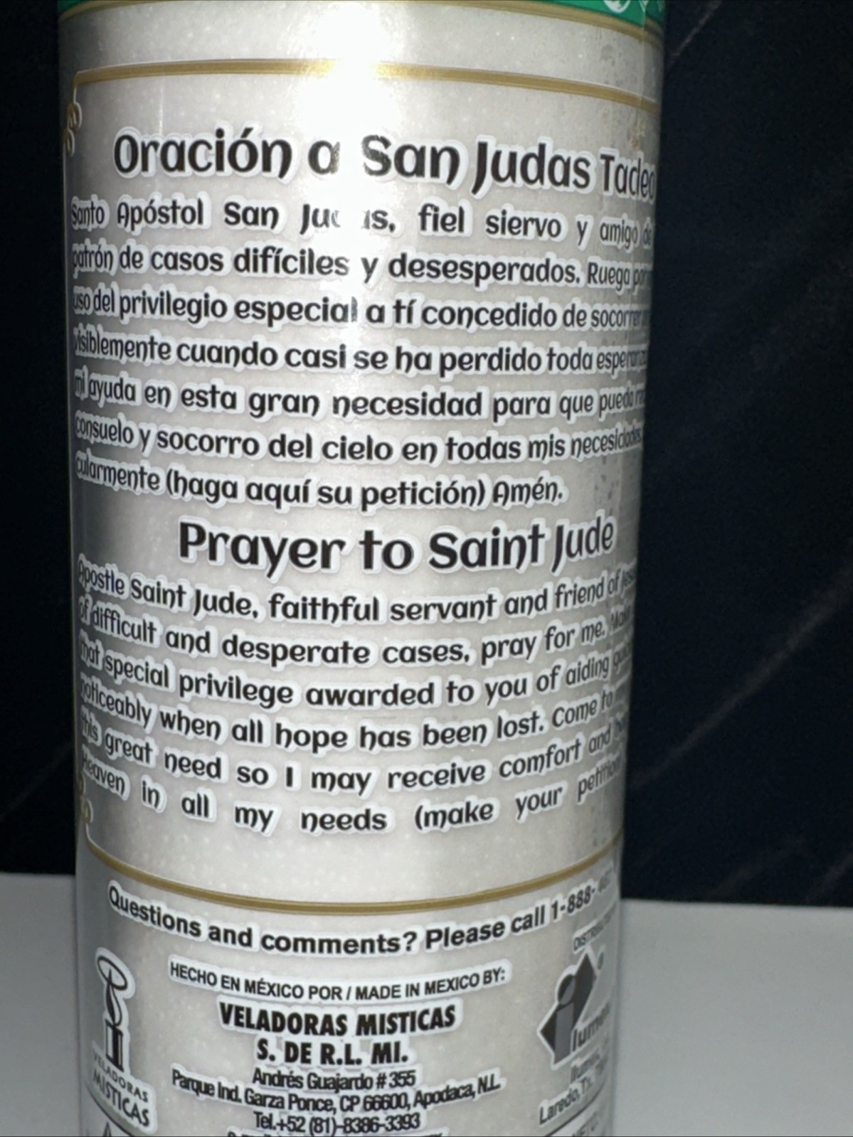 4 PACK--St. Jude Veladora San Judas Tadeo, Religious Candles