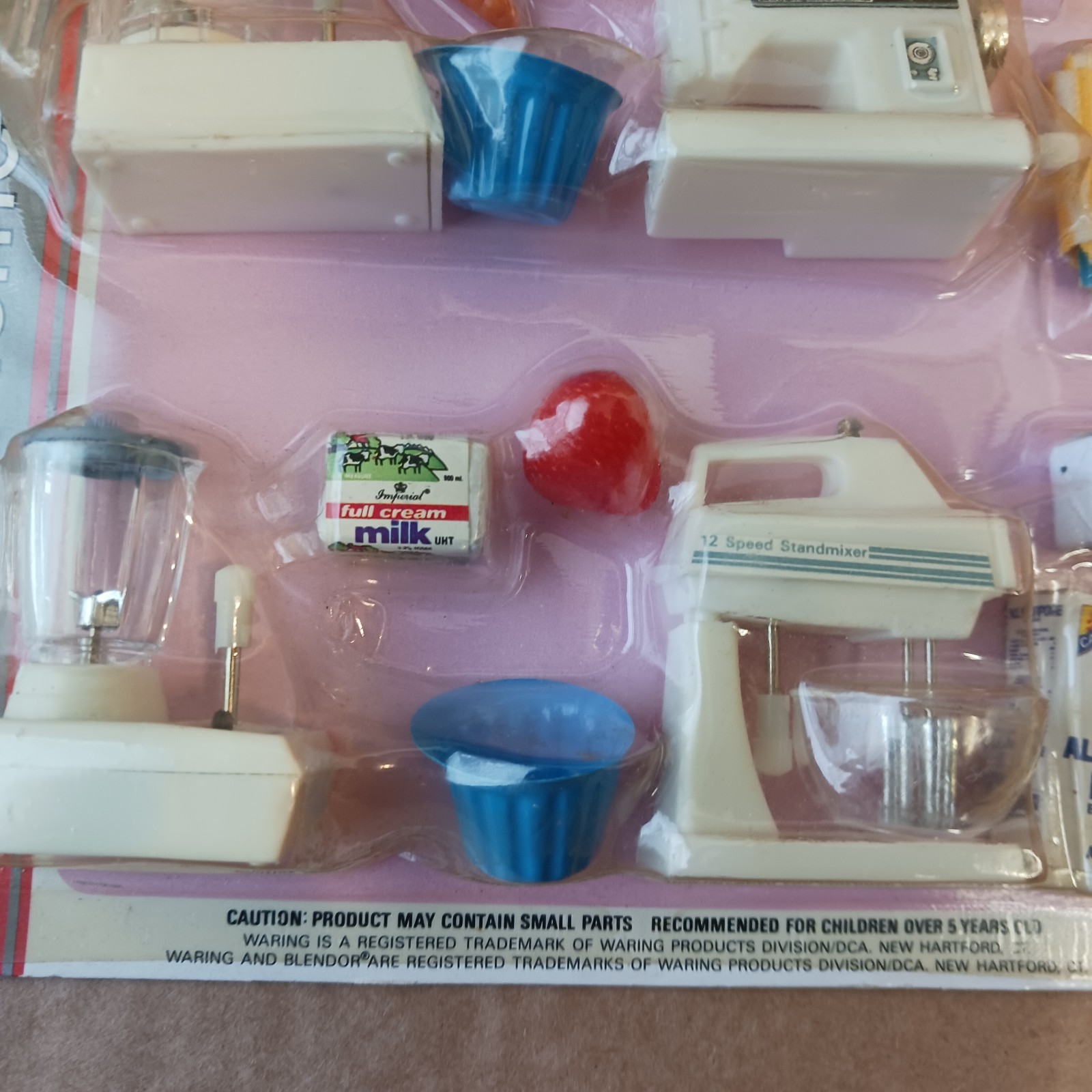 Vintage 1988 NOS Imperial Toy Corp. Mini Wind-Up Home Appliances Collection 6839
