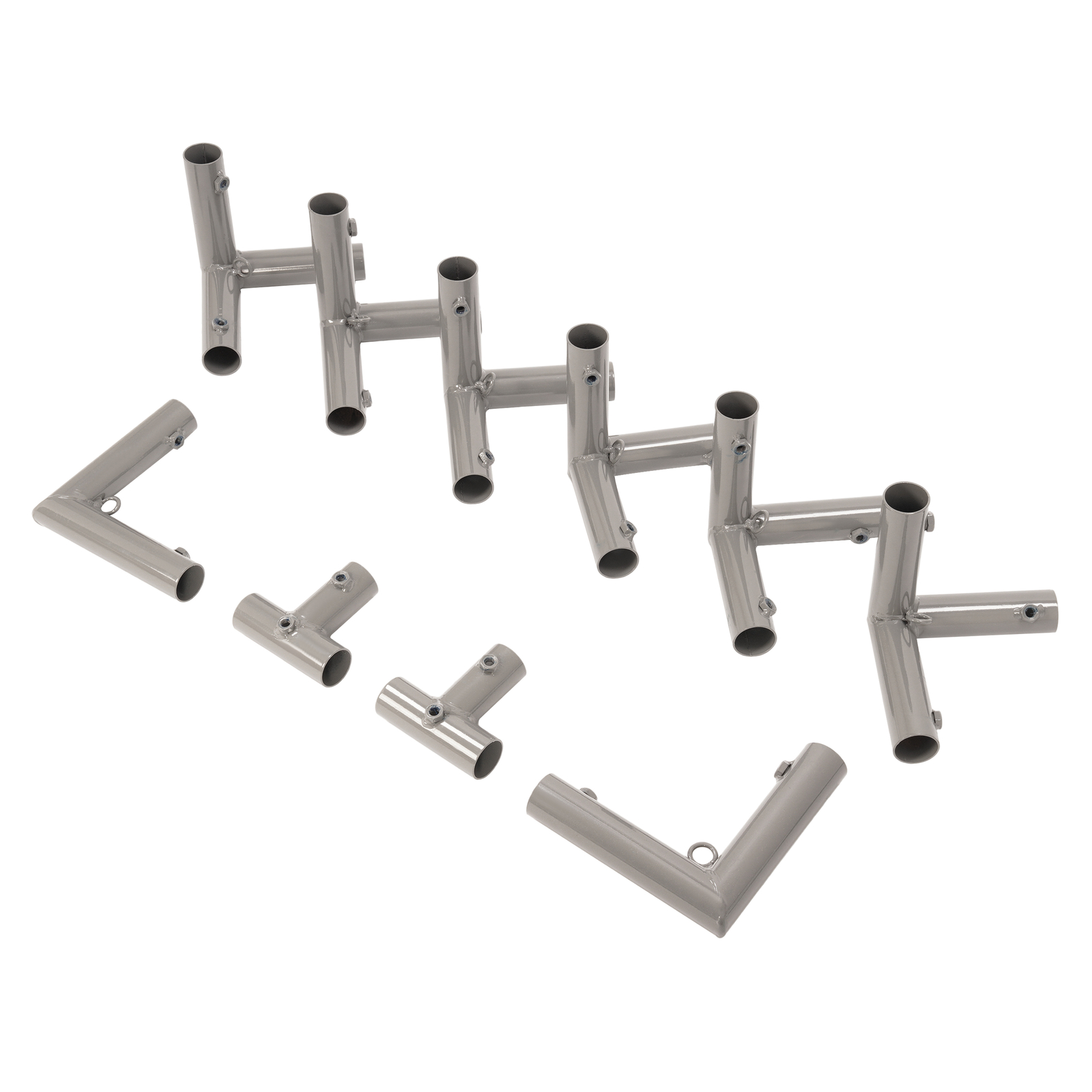 10 X 1" Golf Frame Corner Kit with Threaded Eye For DIY Outdoor Golf Cage Net