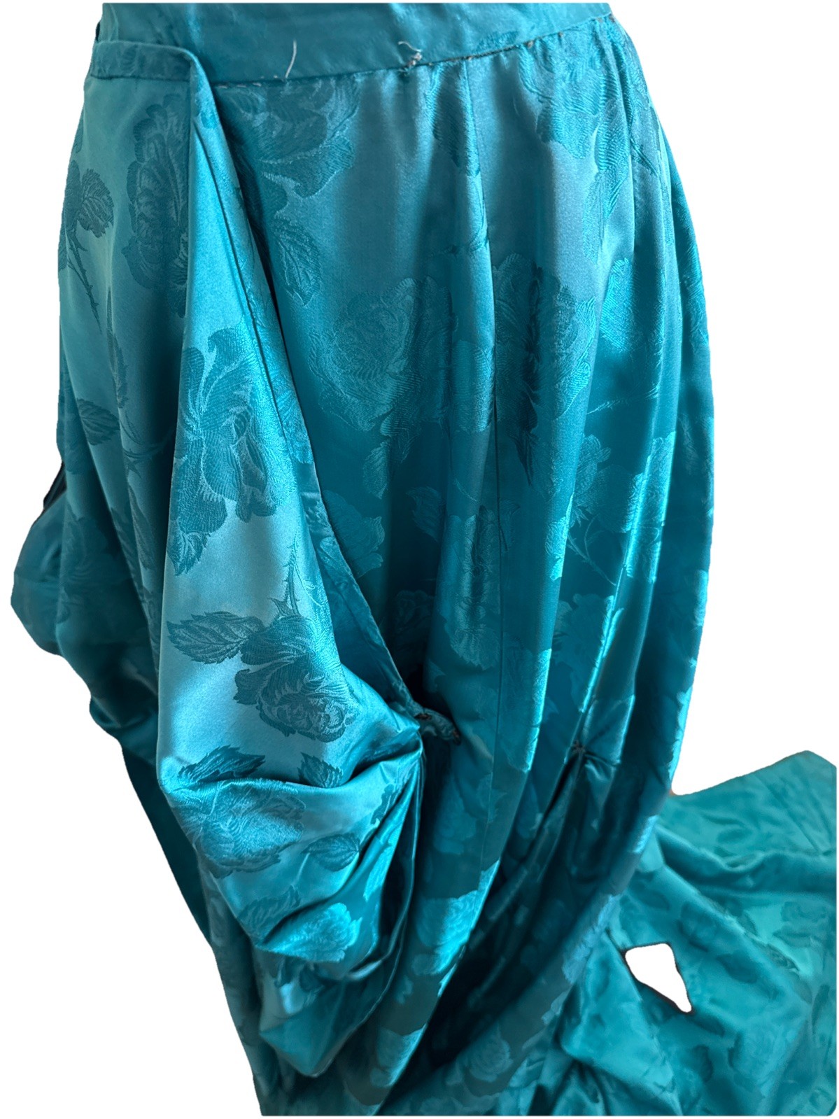 Vintage Hollywood Costume Polonaise Bustle Back Victorian Skirt