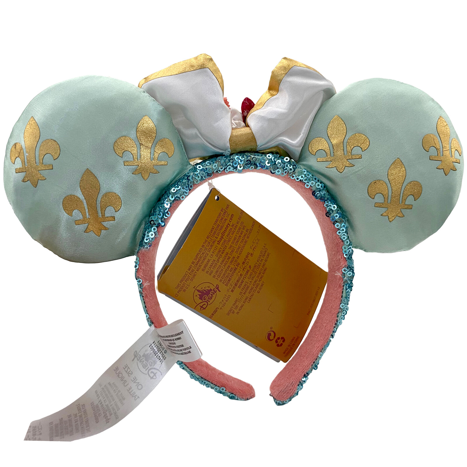 Disney~Parks The Main Attraction Minnie Mouse Ears King Arthur Carousel Headband