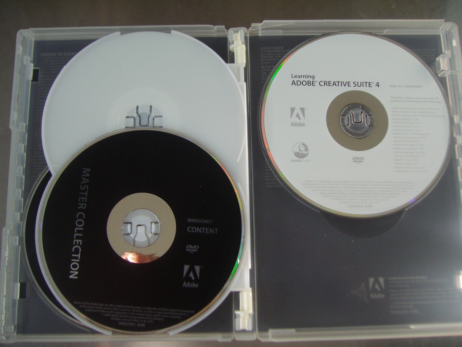 Adobe Creative Suite 4 CS4 Master Collection For Windows Full Retail DVD Version