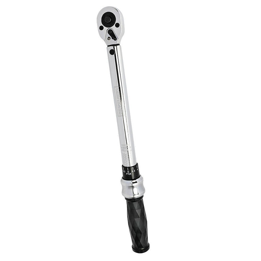 CRAFTSMAN 3/8" Drive Torque Wrench 5–80 ft-lb | Adjustable Soft Grip | 24-Tooth