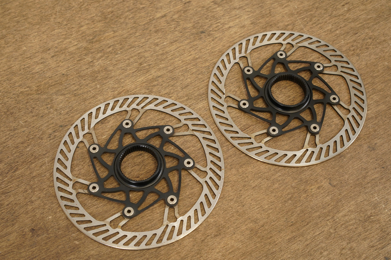 (2) 160mm Campagnolo 03 AFS Center Lock Disc Brake Rotors