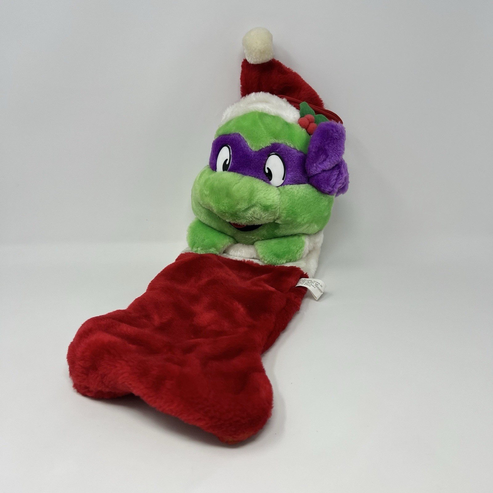Vintage 1990 TMNT Teenage Mutant Ninja Turtle Donatello 20” Christmas Stocking