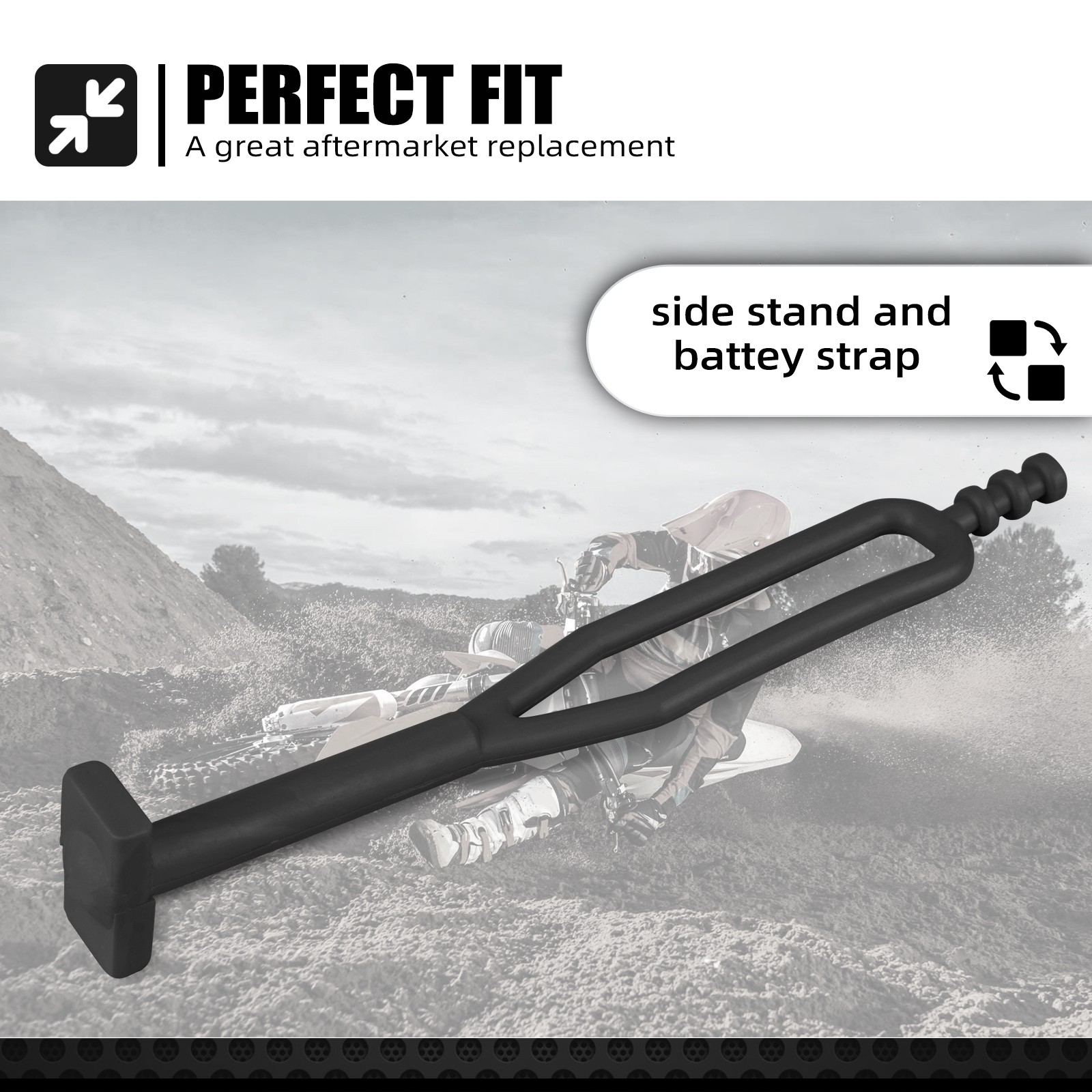 Rubber Side Stand Kickstand Strap For KTM SXF XCF XCF-W EXC F 250 350 450 500