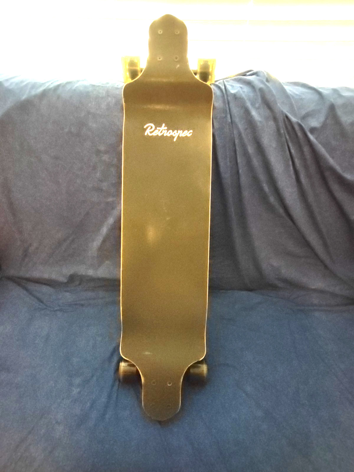 Retrospec Tidal 41-Inch Drop-Down Longboard Skateboard 9-Ply Deck 70mm Wheels