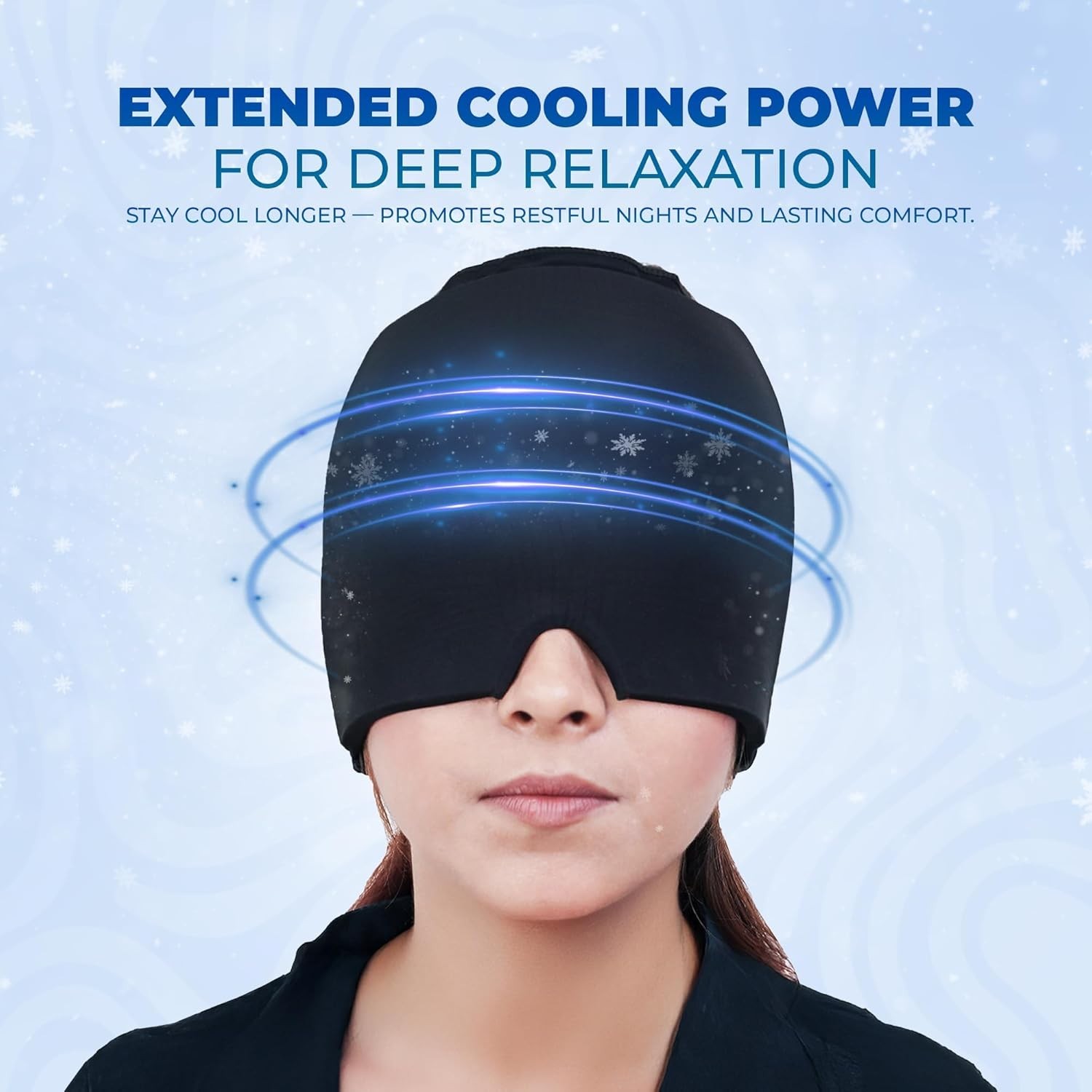 Migraine Relief Cap | Head Ice Pack Migraine, Headache Relief Cap, Hangover Cap