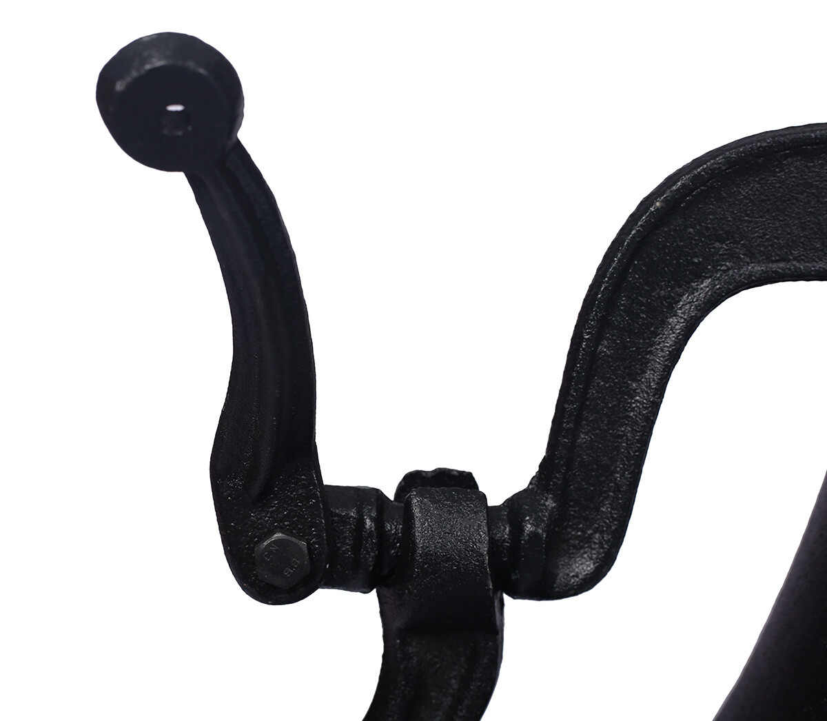 Dinner Bell Iron Large Cast Farmhouse Church School Farm Antique Vintage Black