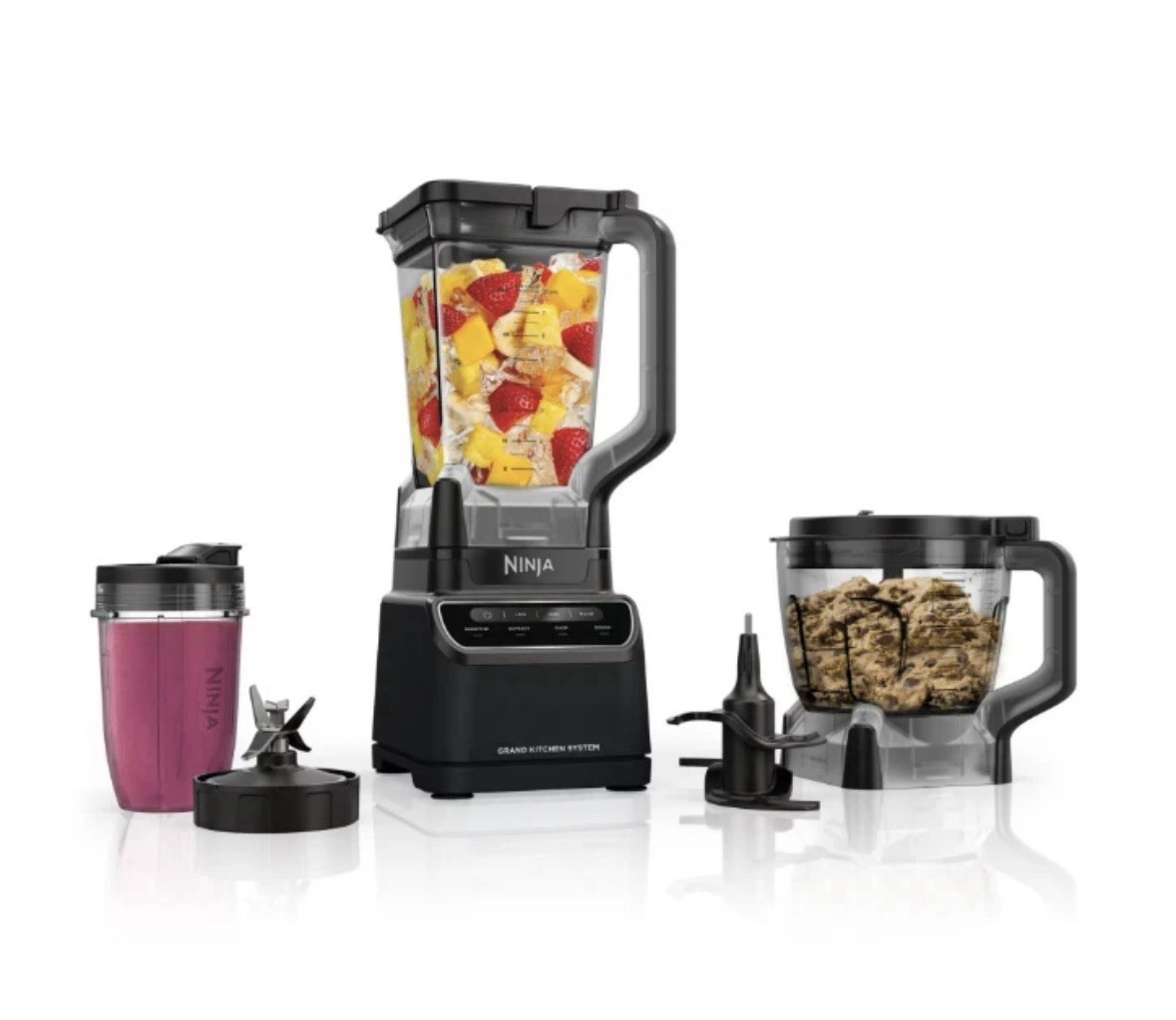 Ninja Grand Kitchen System Blender 1200W 4 Preset Programs 3 Speeds KS500 Black