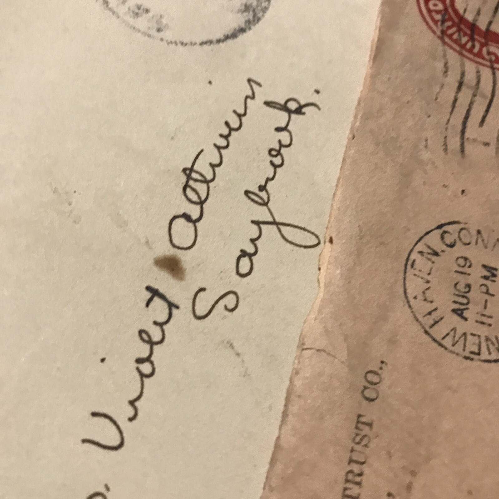 1900s-40s Letters - Lot of 5