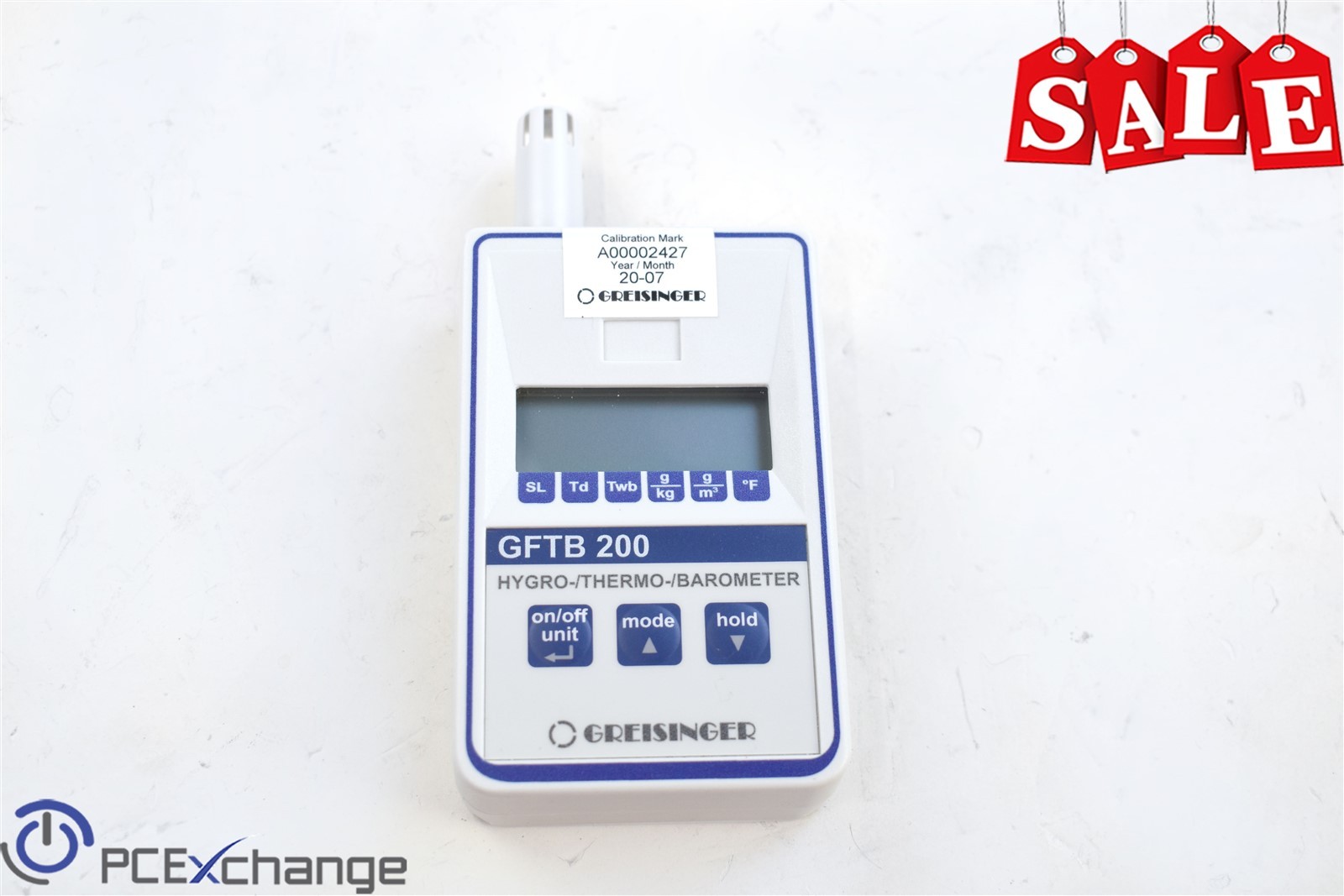 Greisinger GFTB 200 Hygro-Thermo-Barometer