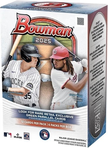 2025 Bowman Complete Paper Set 1-100 & BP 1-150, 250 Cards Total